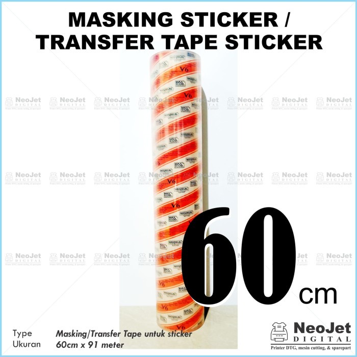 

✨Ready Transfer / Masking Tape Cutting Sticker 60 Cm Stiker Kating Terbaru