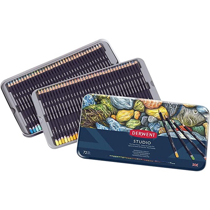 

✨Ready Derwent Color Pencil Studio 72 Clr Limited