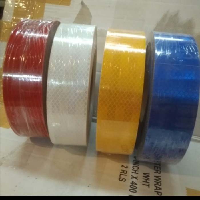 

✨Sale 3M Egp 2 Inci X 45 Mtr Merah Putih Biru Kuning Limited