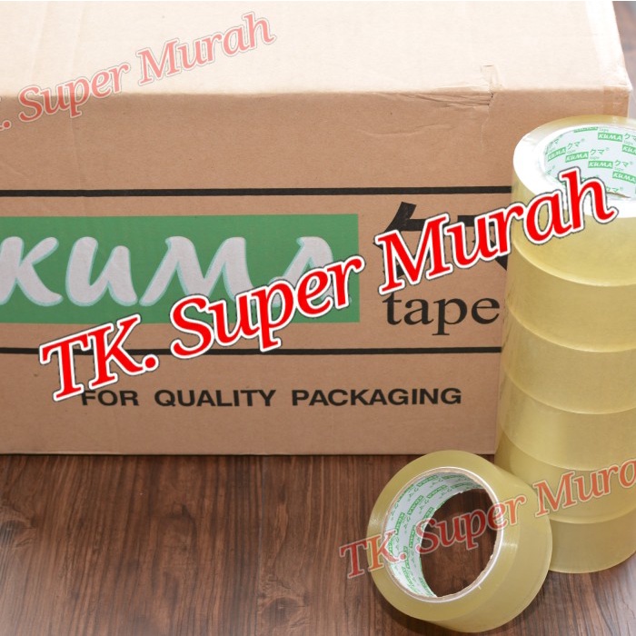 

✨Sale Lakban Bening/Opp Tape 2 Inch 1 Dus/Grosir Merk Kuma Terbatas