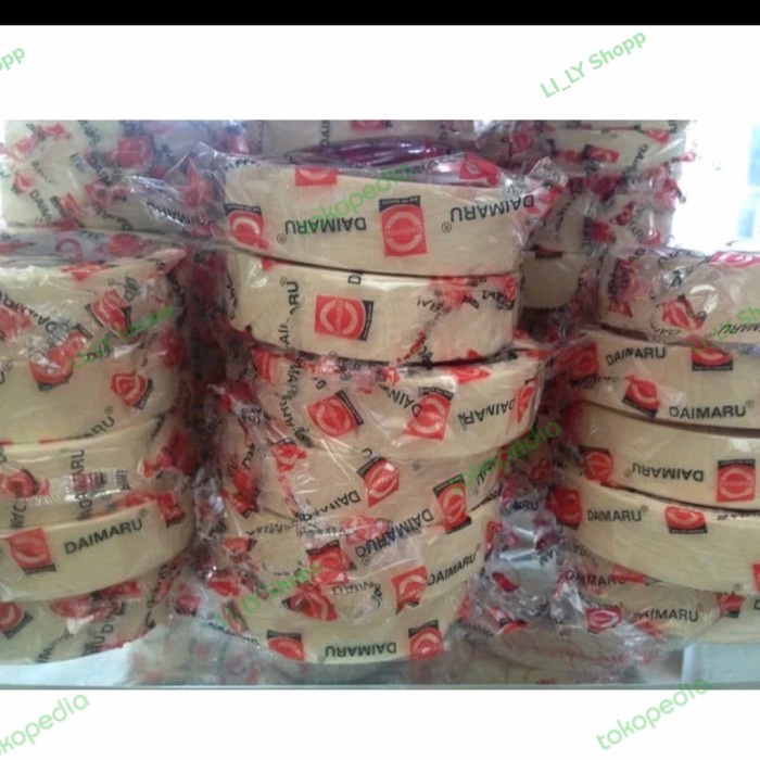 

✨Sale Lakban Kertas Daimaru 1 Inch 24 Mm X 21Meter Dus Isi 96 Roll Limited
