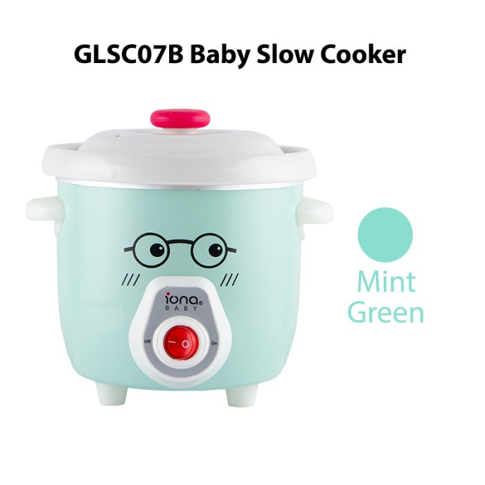 ✨Ready Iona Glsc07B-G 0.7L Slow Cooker Mint Green Diskon