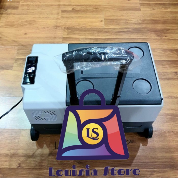 ✨Original New Kulkas Mini 30 Liter Freezer Box Portable Lemari Es Lcd Indicator Berkualitas