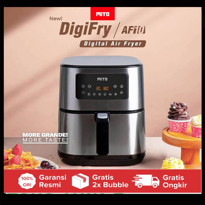 ✨New Ori New Mito Air Fryer Af10/Mito Grande Af10 Air Fryer - 6 Liter Berkualitas