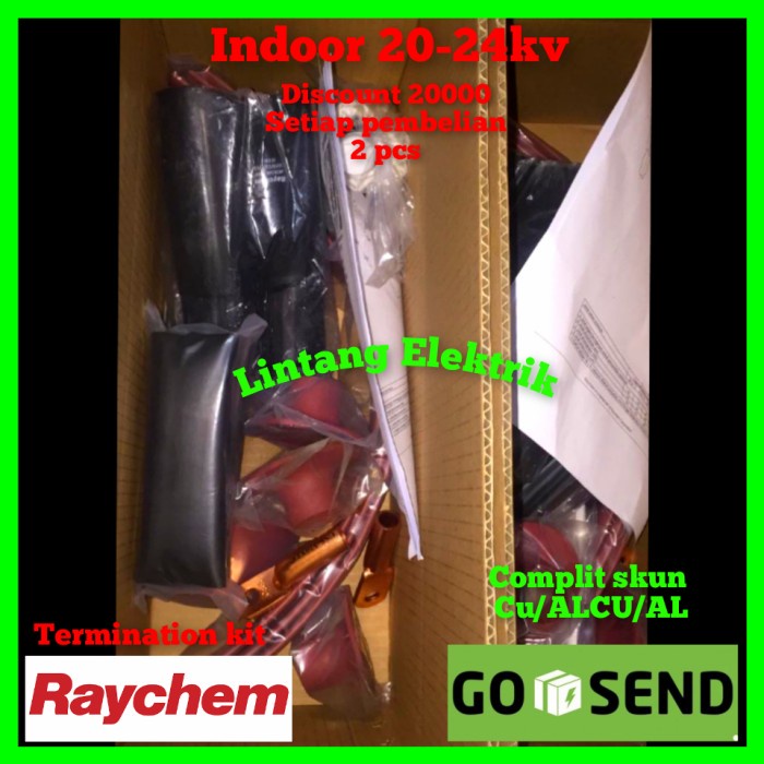 ✨Ori Terminasi Indoor Raychem 3X50Mm/Terminasi/Raychem/Asesoris Cable Limited