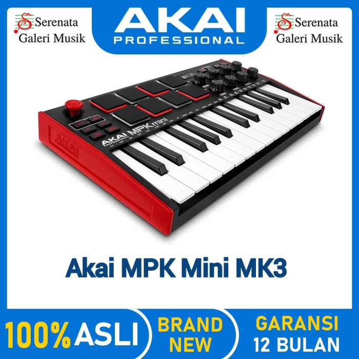 ✨New Akai Mpk Mini Mk3 / Akaimpkminimk3 / Akai Mpk Mini Mk 3 Diskon