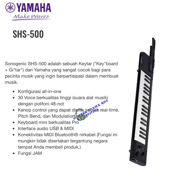 ✨New Yamaha Sonogenic Shs500 Keytar [Keyboard  Gitar] Shs-500 Terbaru