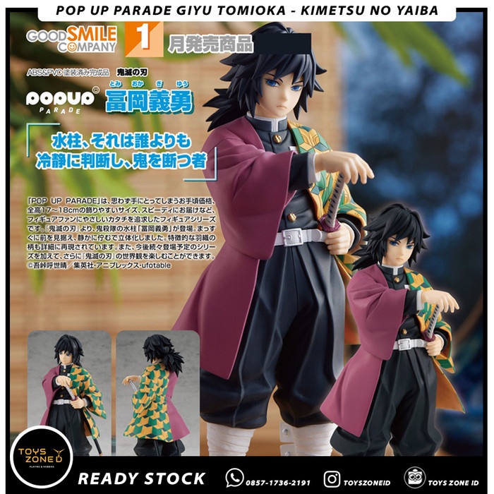 ✨Baru Pop Up Parade Giyu Tomioka - Kimetsu No Yaiba Figure Terbatas