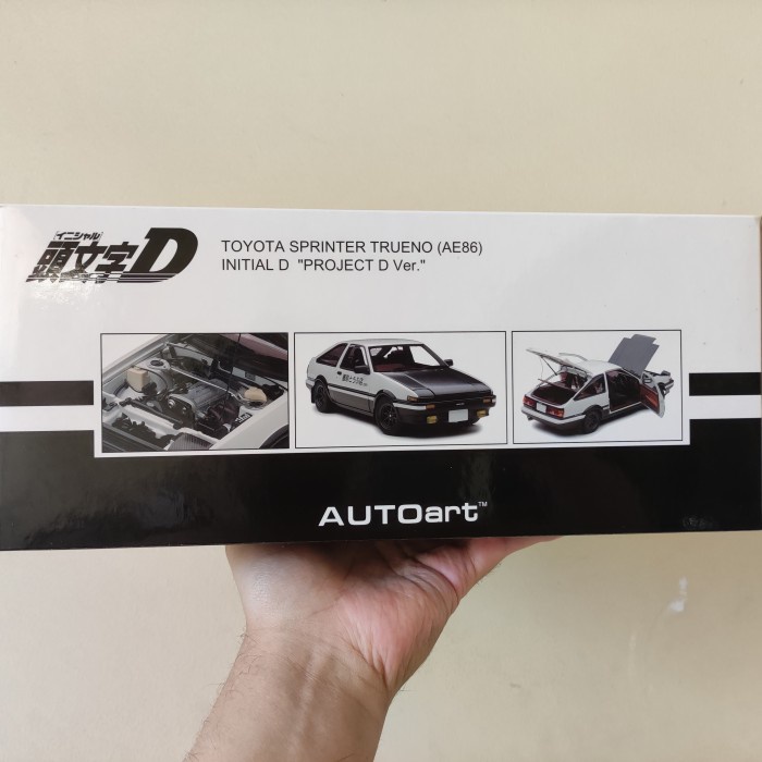 ✅Termurah Autoart Initial D Toyota Sprinter Ae86 Project D Ver. Limited