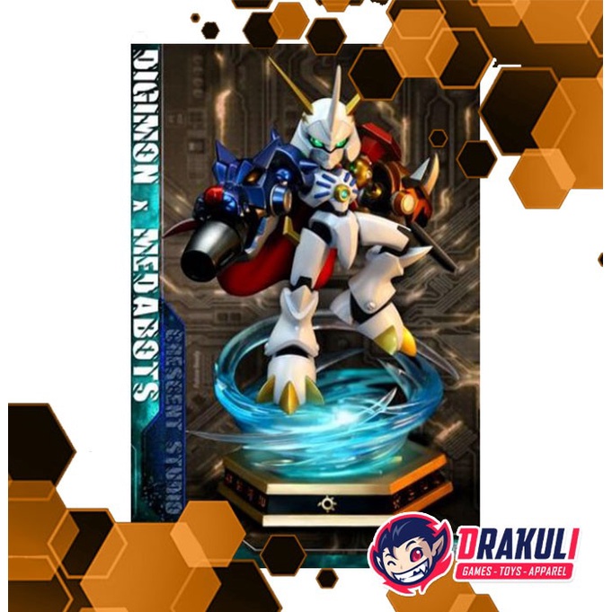 ✨Baru Statue Crescent Studios Digimon X Medabots Royal Knight 001 - Omegamon Terbatas
