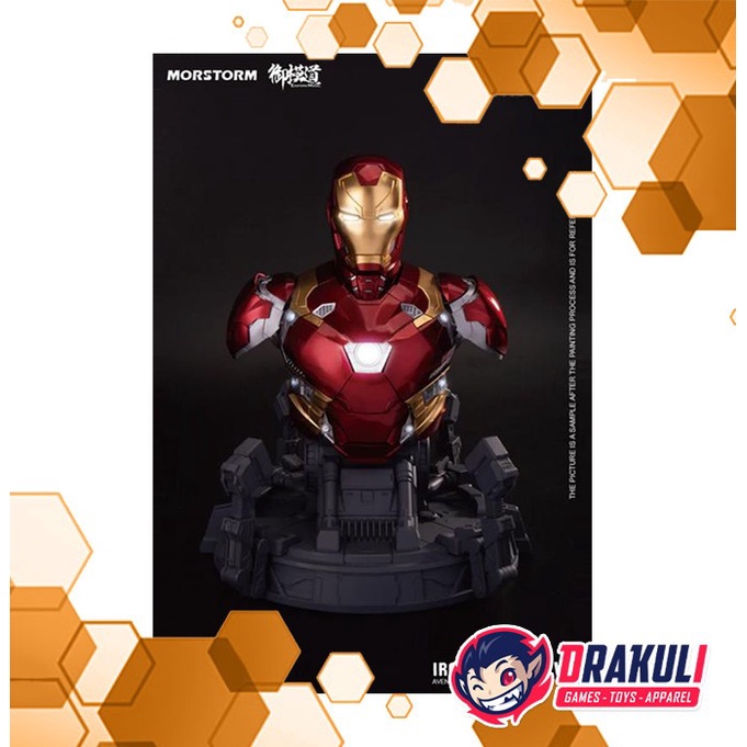 ✨Baru Morstorm X Eastern Plastic Model Kit Iron-Man Mark 46 Bust Terbatas