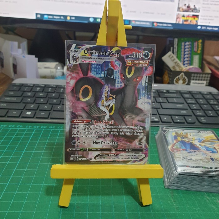 ✅Termurah Kartu Pokemon Indonesia - V Max Klimaks - Umbreon Vmax Csr Terbaru