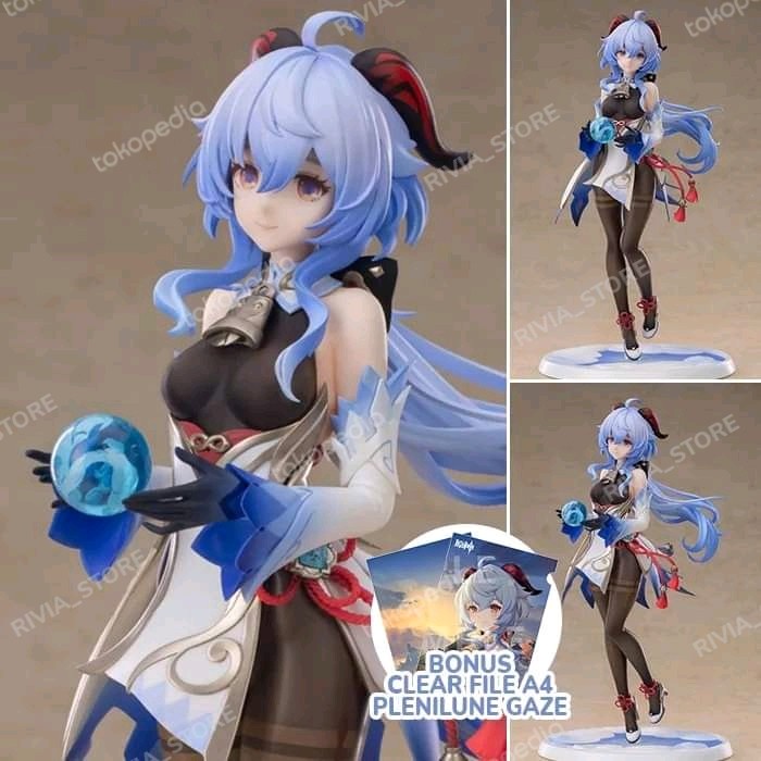 ✨Baru Pvc Figure 1/7 Ganyu - Plenilune Gaze Ver. Genshin Impact  Clear File Limited
