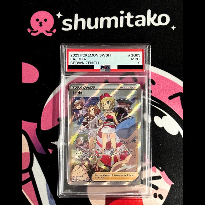 ✅Termurah Pokemon Tcg En Crown Zenith Irida Gg63 Psa 9 Mint Diskon
