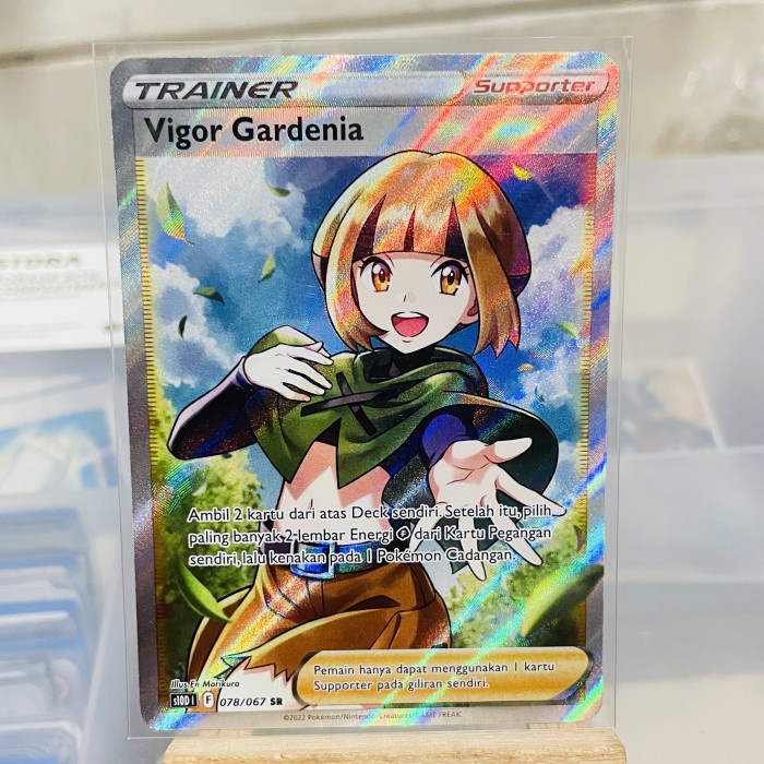✅Termurah Vigor Gardenia Sr Secret Rare Kartu Pokemon Tcg Indonesia Trainer Limited
