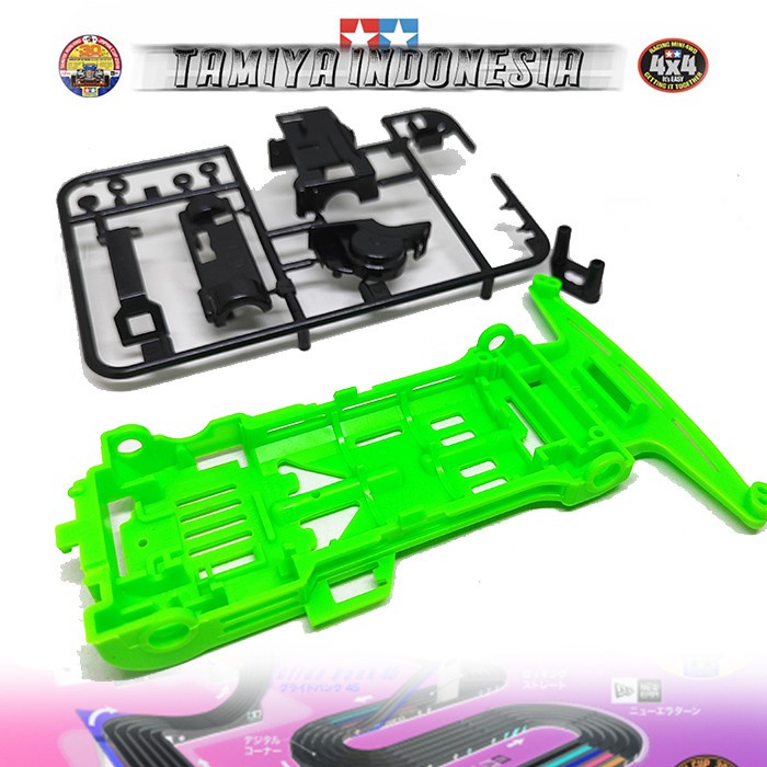 ✅Termurah Chassis Super 1 Hijau Stabilo Original Tamiya / Super 1 Chassis Green Limited