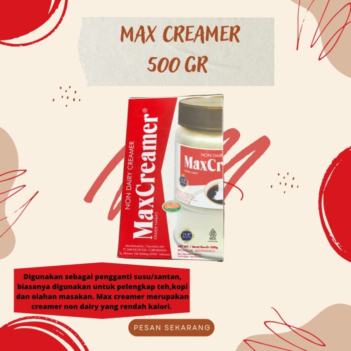 

%$%$%$%$] MAX CREAMER 500 GR