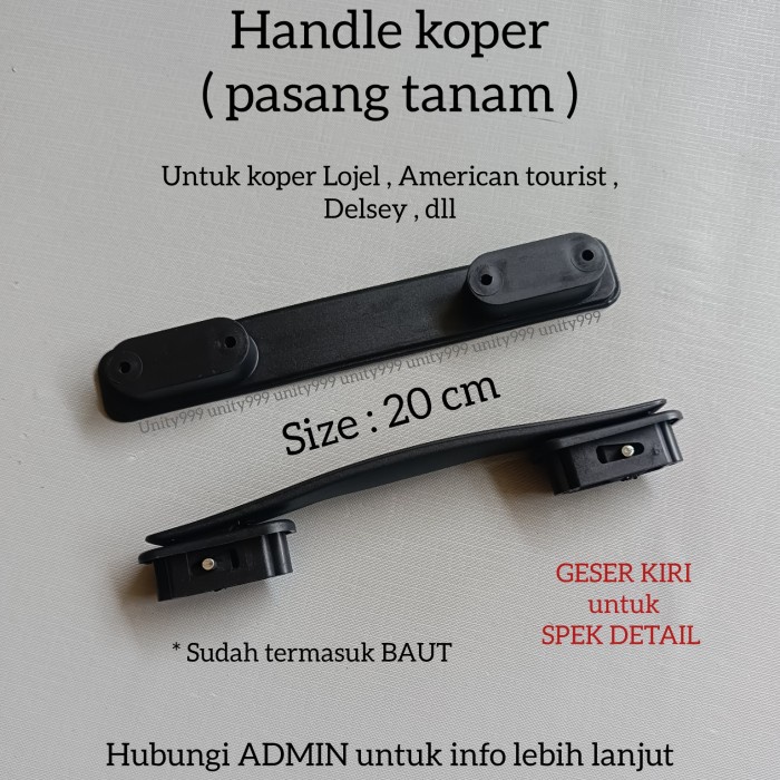 *****] handle koper handel koper gagang koper pegangan koper sparepart koper