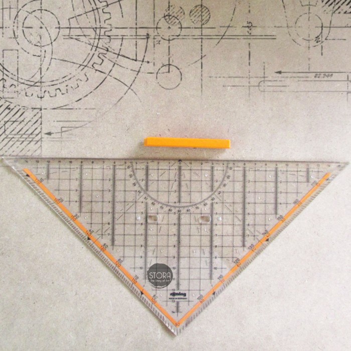 

Rotring Segitiga Pegangan Centro 32Cm (Original)