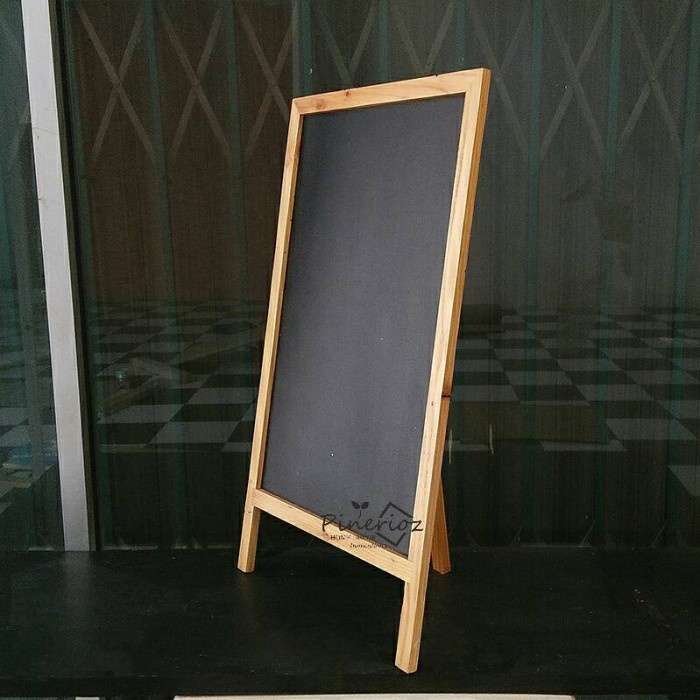 

Papan Tulis Kapur Standing 40*70Cm / Blackboard / Chalkboard