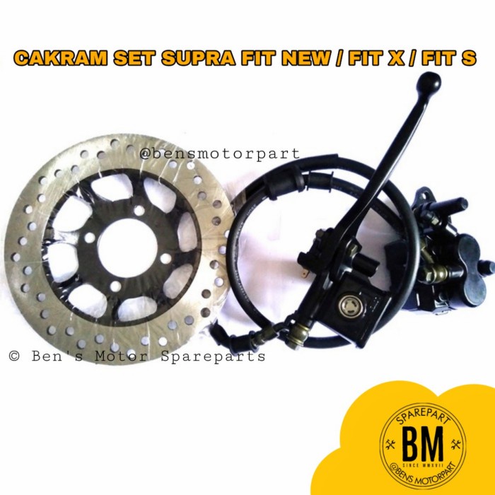✨New Cakram Set Honda Supra Fit New / Master Rem Motor Kaliper Supra Fit X Berkualitas