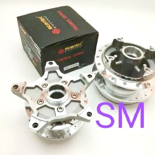 ✨New Tromol Depan Belakang Chrome Scarlet Honda Cb150R New/Cbr150 New Berkualitas