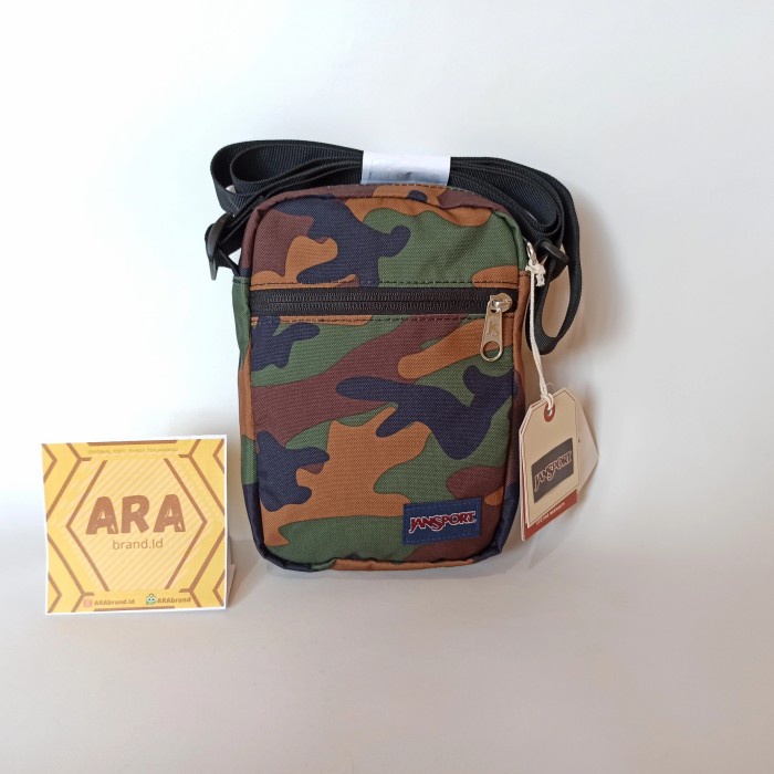 ✨New Tas Sling Bag Jansport Weekender Surplus Camo Army Original Bag Terbatas
