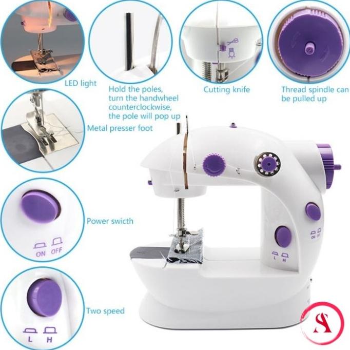 

,,,,,,,] Sewing Machine Mesin Jahit Berukuran Mini