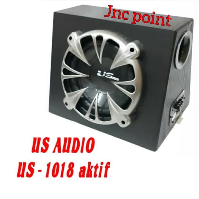 ✅New Ori Subwoofer Aktif Usaudio Us Audio Us 1018 Us1018 Basstube Mobil 10 Inch Berkualitas