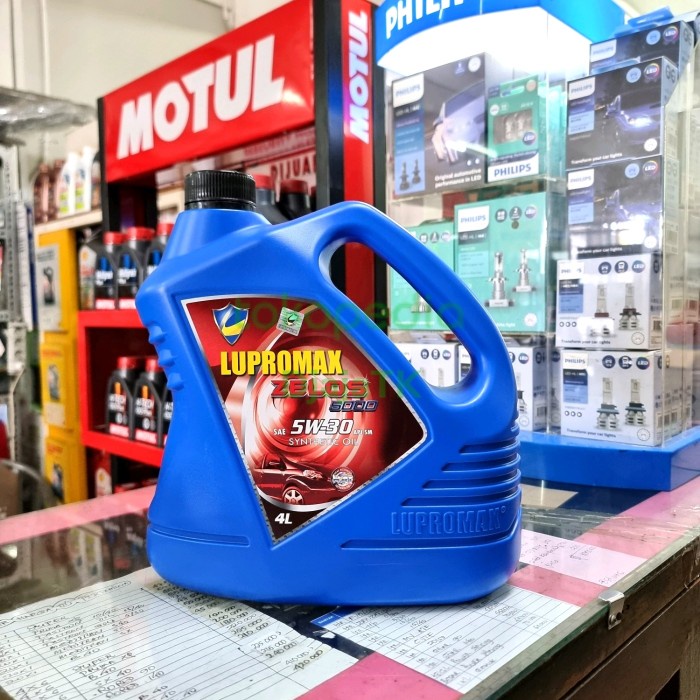 ✅New Oli Mesin Lupromax Zelos 5W30 Galon Terbaru