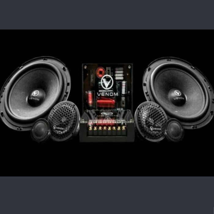 ✅New Ori Speaker 3 Way Venom Black Series Vx6.3B/Vx6.3B Diskon