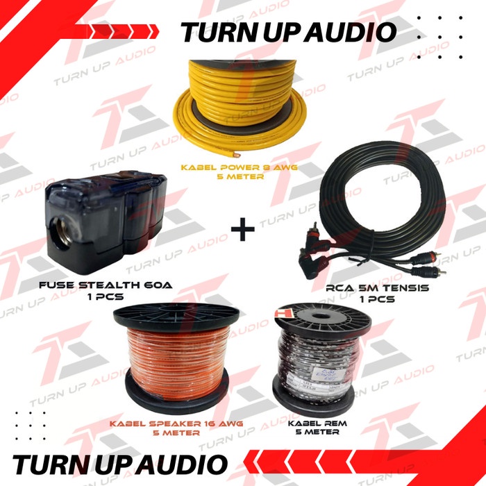 ✅Ori Paket Kabel Untuk Audio Mobil Full Set Kabel Instalasi Sound System Berkualitas