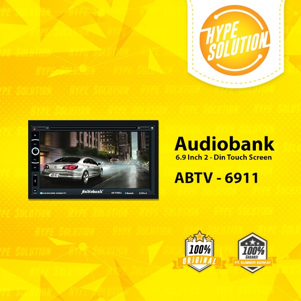 ✅New Ori Doubledin Audiobank Abtv 6911 Autolink New Berkualitas