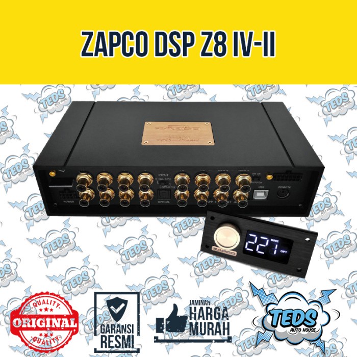 ✅New Ori Processor Zapco Dsp Z8 Iv-Ii Terbatas