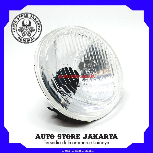 [Original] Lampu 5 3/4 Inch Headlamp Hella H4 Bulat Berkualitas