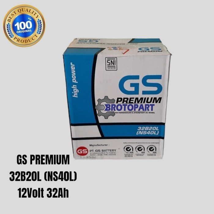 [Original] Aki Mobil Toyota Calya Avanza Veloz New Raize Gs Astra Ns40L Ns40Zl Terbatas