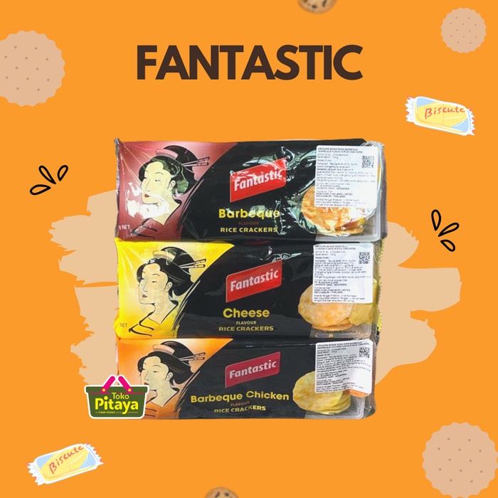 

Produk Unggulan] FANTASTIC Rice Crackers All Variant 100gr Gluten Free Snack