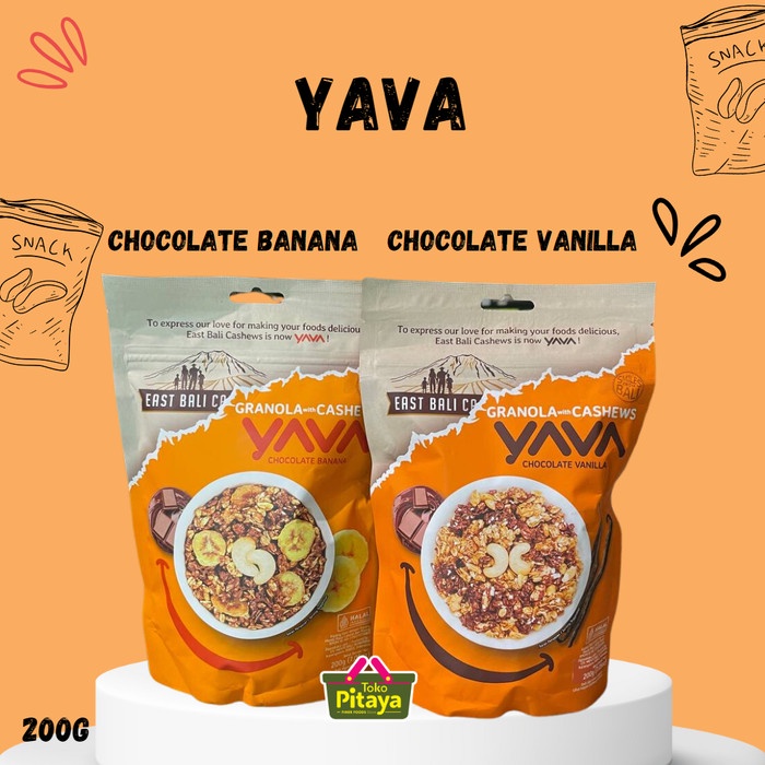 

favorit] YAVA Granola Chocolate Banana / Chocolate Vanilla 200 gr