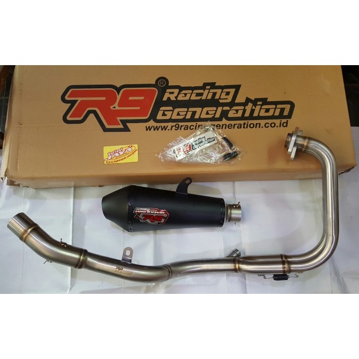 [Original] R9 Assen Black Stainless Kawasaki N250 Fi 2016 Sensor Berkualitas