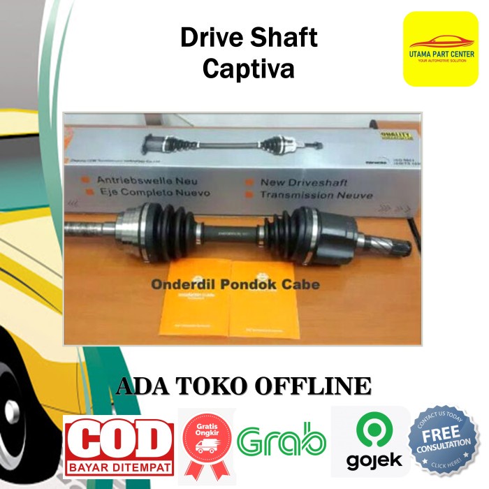 [Ori] Driveshaft Drve Shaft Captiva Cv Joint As Roda Komplit Captiva Limited