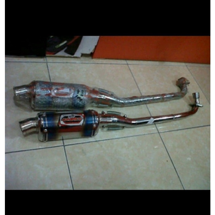 [Original] Knalpot Tri Oval Rainbow Jupiter Z Ahrs Terbatas