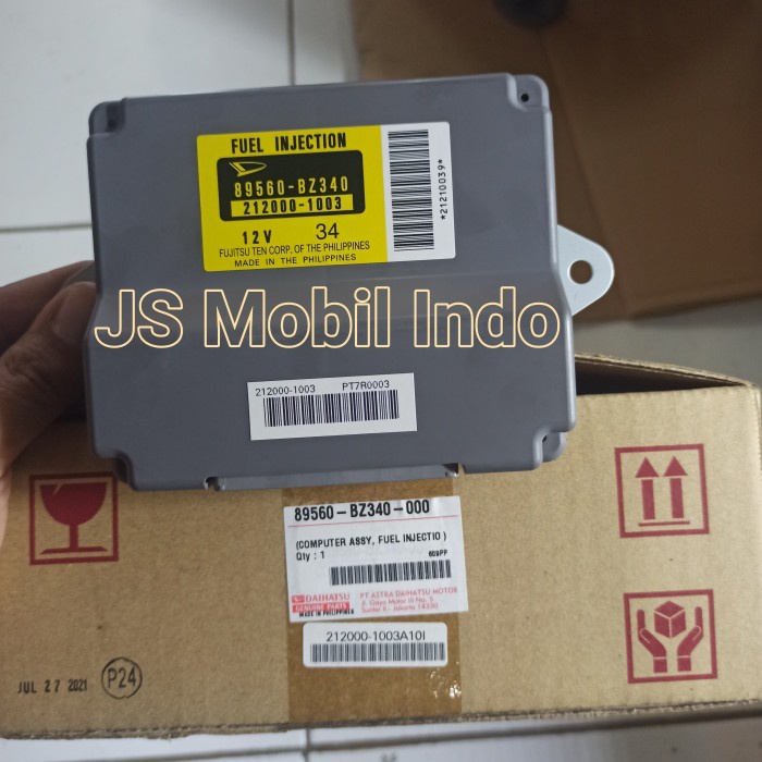 [New Ori] Ecu Komputer Computer Toyota Avanza Xenia 89560-Bz021 Bz022 Bz340 Asli Berkualitas