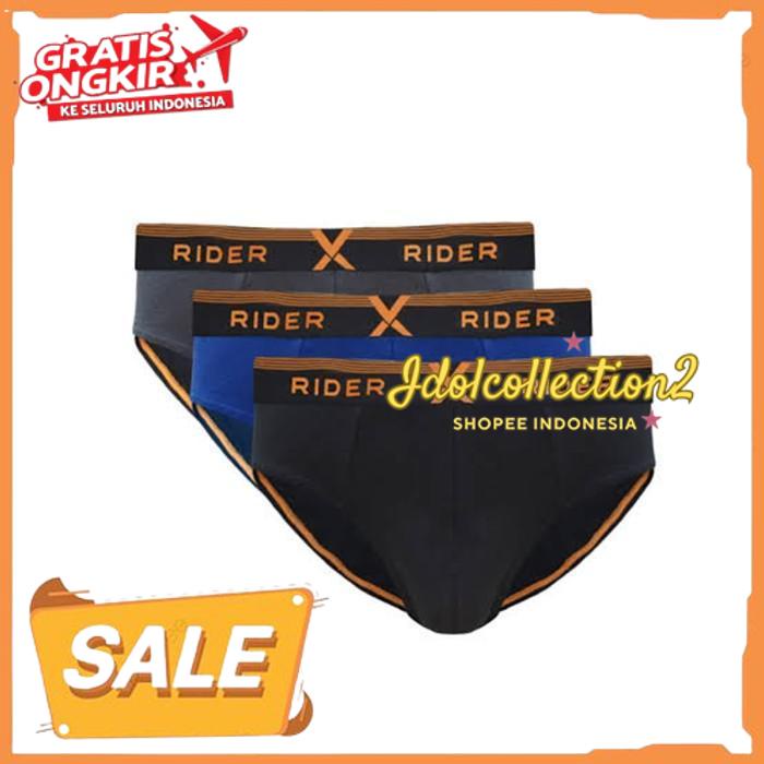 RIDER XTRACOOL BRIEF R881B CELANA DALAM PRIA ISI 3 PCS HIGHT QUALITY PRODUK 