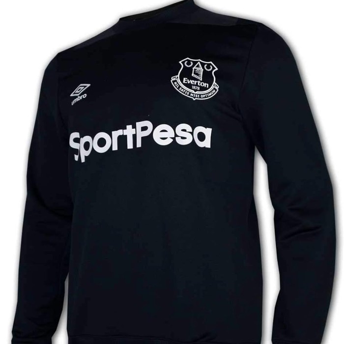 Sweater Umbro Everton Fc Navy Original Cut Label Size M Dan Xl