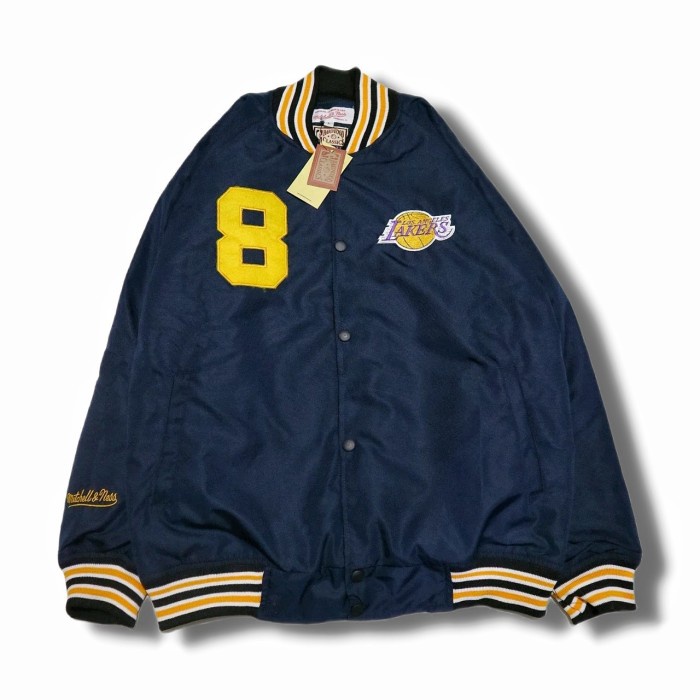 Jaket Varsity Lakers - Jaket Bomber Basketball - Jaket Lakers Murah