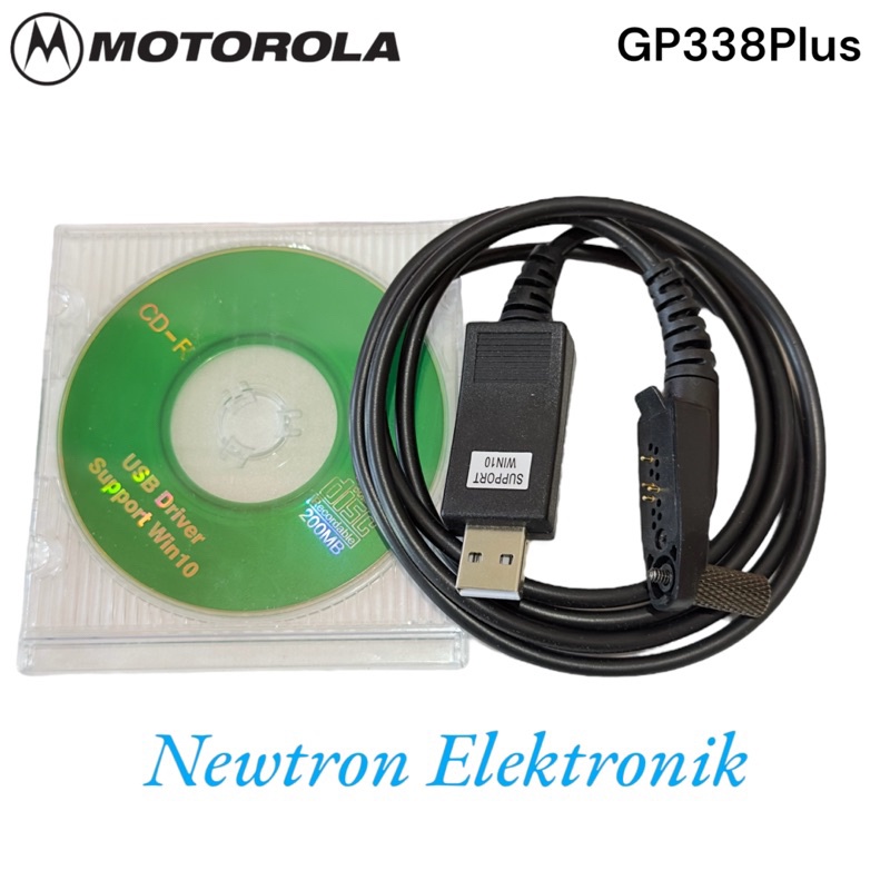 [New] Kabel Program Usb Ht Motorola Gp338Plus Gp328Plus Cd Software Programming Motorola Gp338Plus