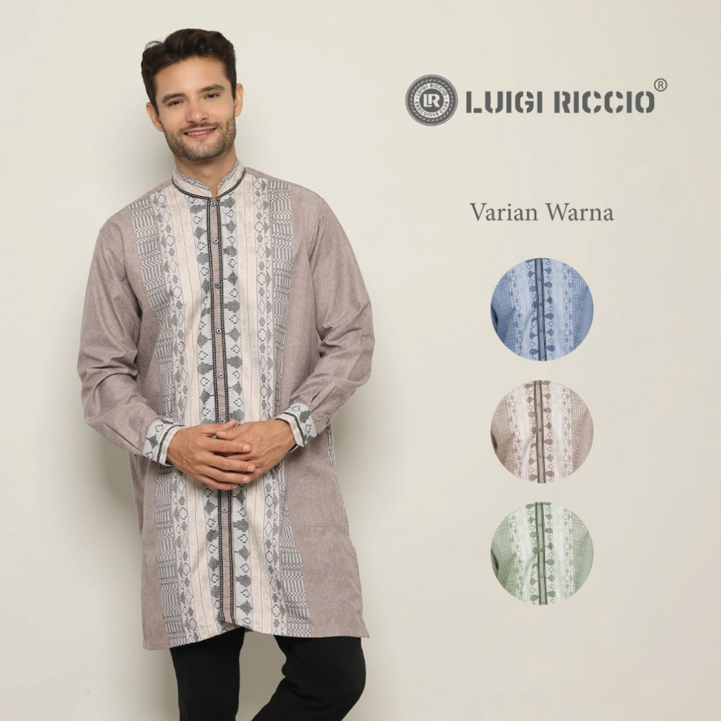 [NEW ARRIVALS] BEST PRODUCT Kemeja Koko Pakistan Kurta Dewasa Modern l Gamis Pria New LUIGI RICCIO