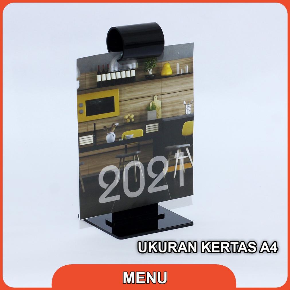 

Promo - Gantungan Menu Akrilik, Acrylic Menu Stand Resto, Display Menu A4 !