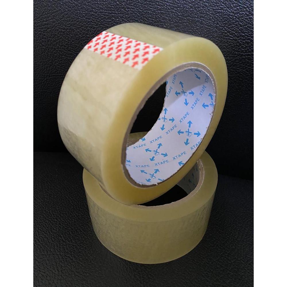 

Model baru - Lakban X-Tape 45mm x 90 yard ketebalan 43 micron 1 Roll isi 6pcs