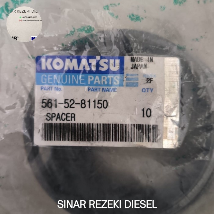 ✨Sale 561-52-81150 / 561 52 81150 Spacer Genuine Part Komatsu Terbatas